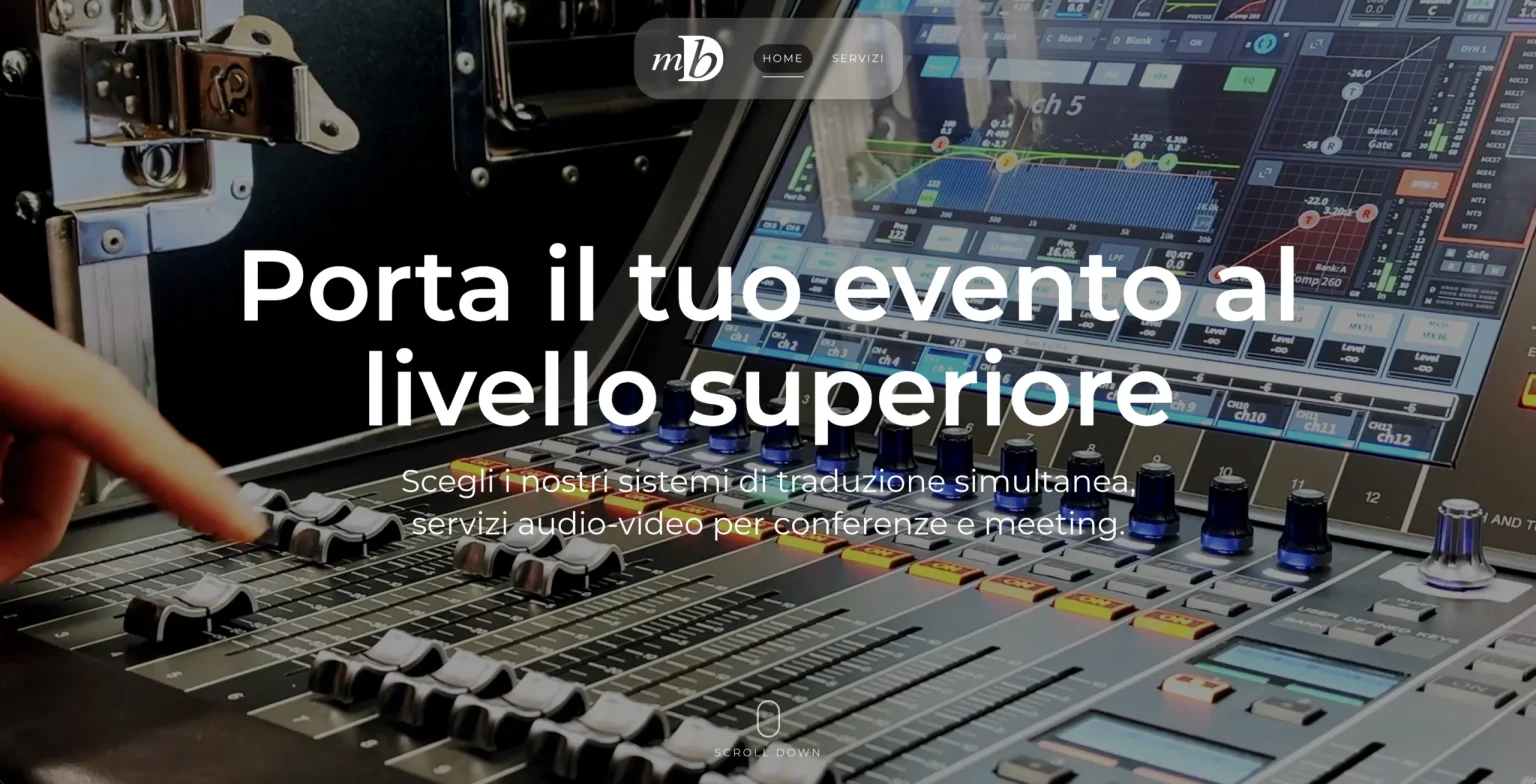 Homepage del sito Media Digital Business